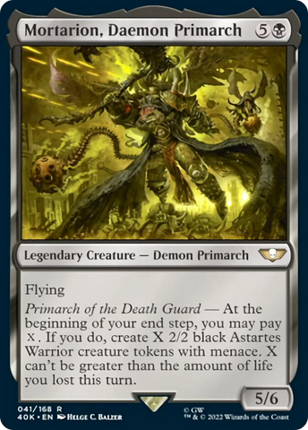 Mortarion, Daemon Primarch (Surge Foil) [Warhammer 40,000] - The Mythic Store | 24h Order Processing