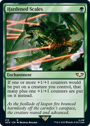 Hardened Scales (Surge Foil) [Warhammer 40,000] - The Mythic Store | 24h Order Processing