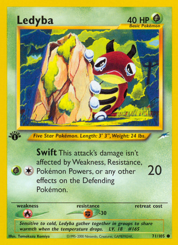 Ledyba (71/105) [Neo Destiny 1st Edition] - The Mythic Store | 24h Order Processing