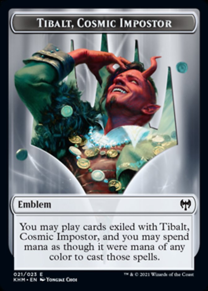 Tibalt, Cosmic Impostor Emblem [Kaldheim Tokens] - The Mythic Store | 24h Order Processing