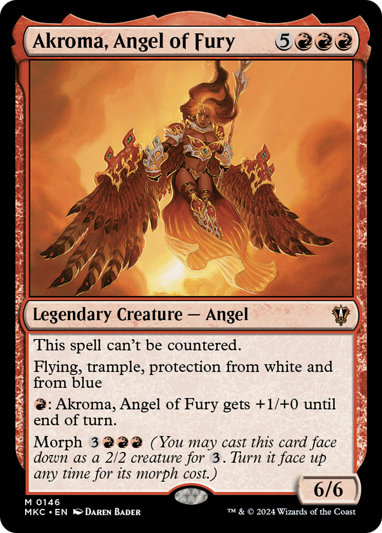 Akroma, Angel of Fury [Murders at Karlov Manor Commander] - The Mythic Store | 24h Order Processing