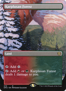 Karplusan Forest (Borderless Alternate Art) [Dominaria United] - The Mythic Store | 24h Order Processing