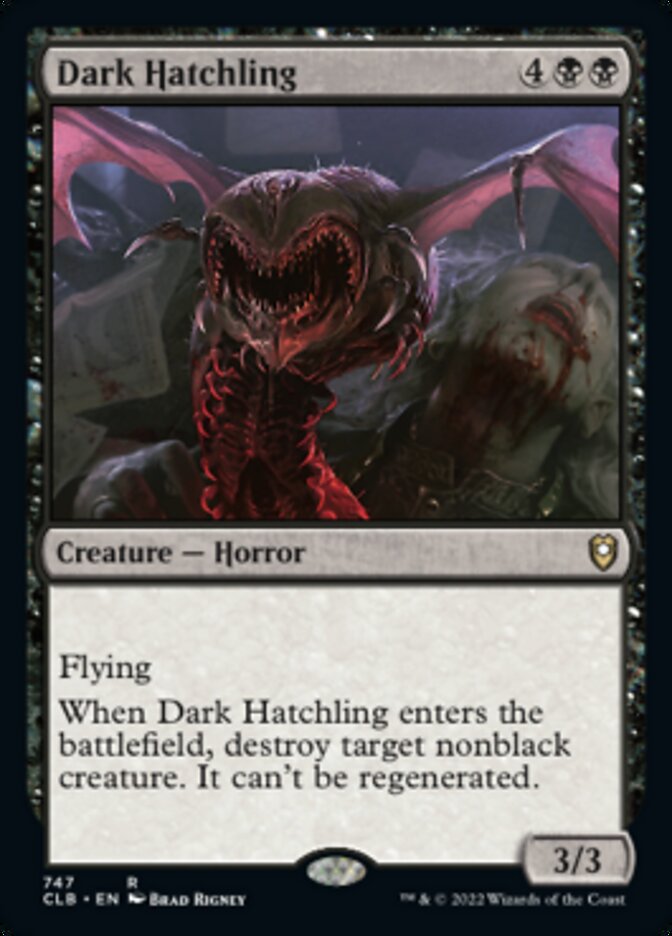 Dark Hatchling [Commander Legends: Battle for Baldur's Gate] - The Mythic Store | 24h Order Processing
