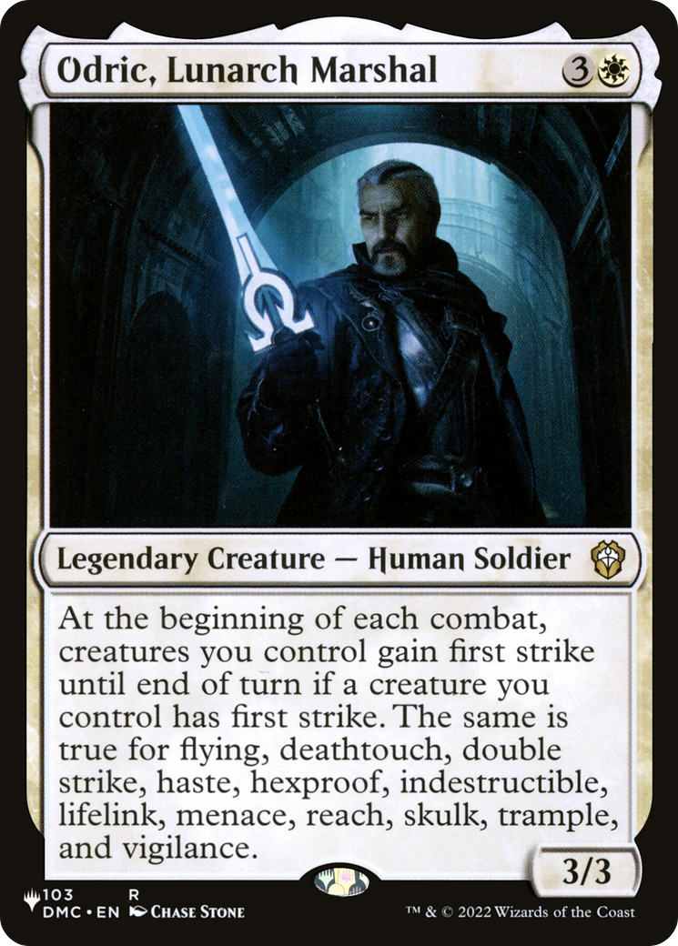 Odric, Lunarch Marshal (DMC) [The List] - The Mythic Store | 24h Order Processing