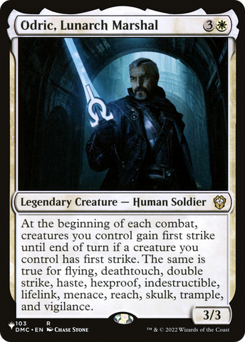 Odric, Lunarch Marshal (DMC) [The List] - The Mythic Store | 24h Order Processing