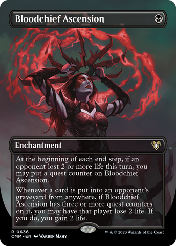 Bloodchief Ascension (Borderless Alternate Art) [Commander Masters] - The Mythic Store | 24h Order Processing