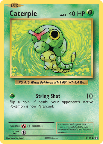 Caterpie (3/108) [XY: Evolutions] - The Mythic Store | 24h Order Processing