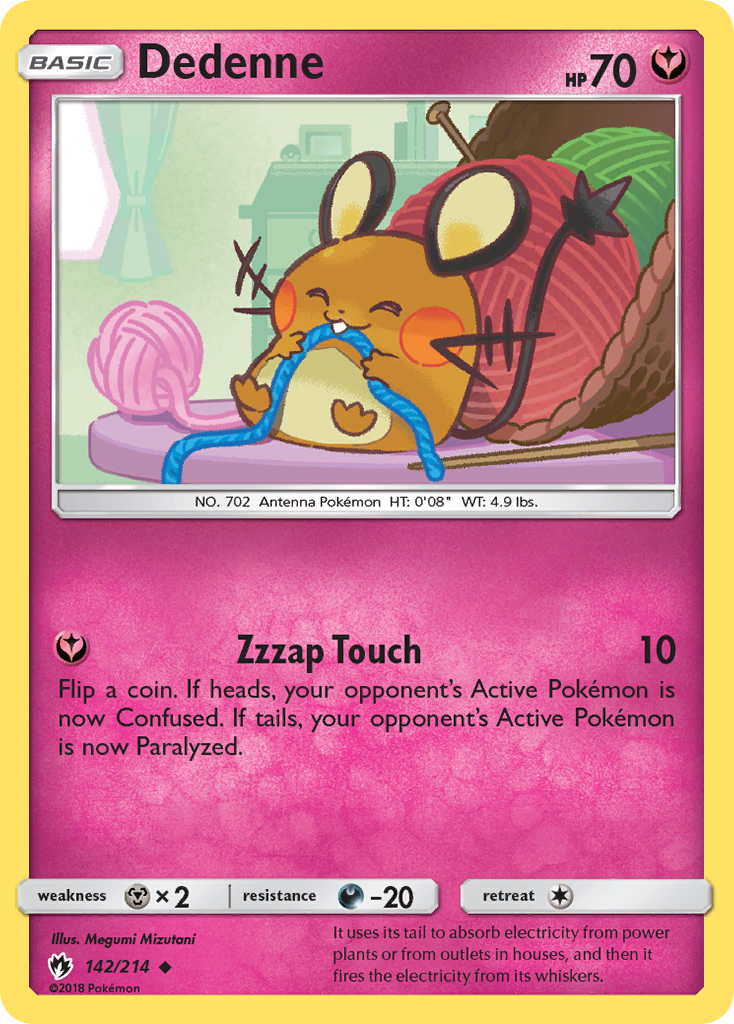 Dedenne (142/214) [Sun & Moon: Lost Thunder] - The Mythic Store | 24h Order Processing