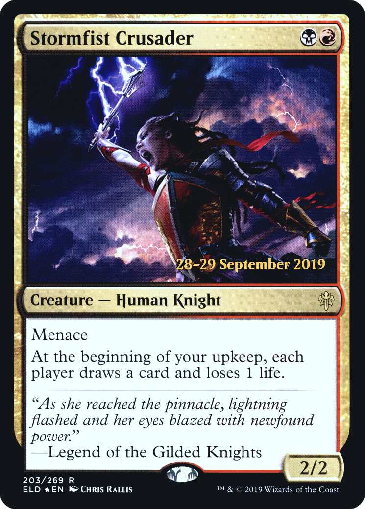 Stormfist Crusader [Throne of Eldraine Prerelease Promos] - The Mythic Store | 24h Order Processing
