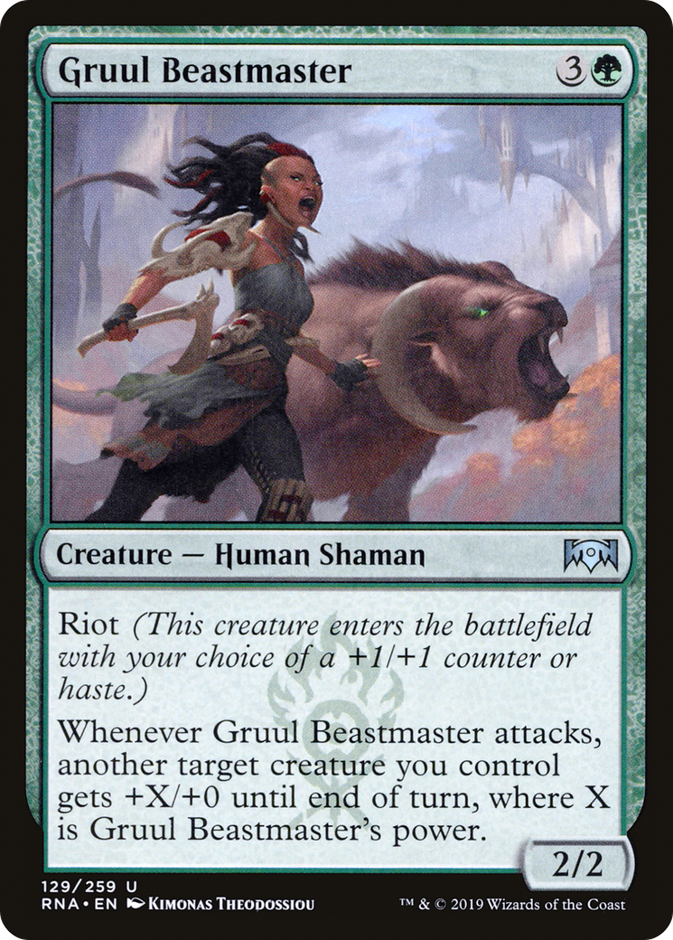Gruul Beastmaster [Ravnica Allegiance] - The Mythic Store | 24h Order Processing