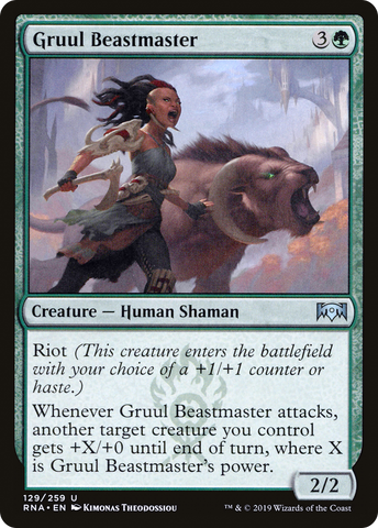 Gruul Beastmaster [Ravnica Allegiance] - The Mythic Store | 24h Order Processing