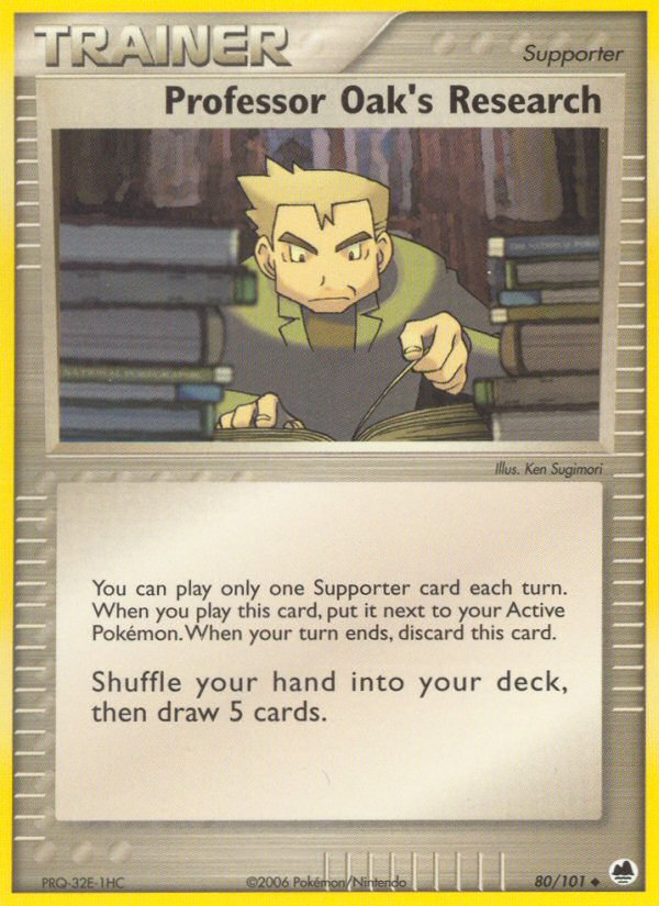 Professor Oak's Research (80/101) [EX: Dragon Frontiers] - The Mythic Store | 24h Order Processing