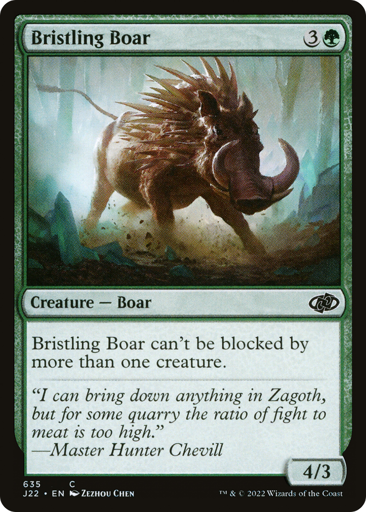 Bristling Boar [Jumpstart 2022] - The Mythic Store | 24h Order Processing