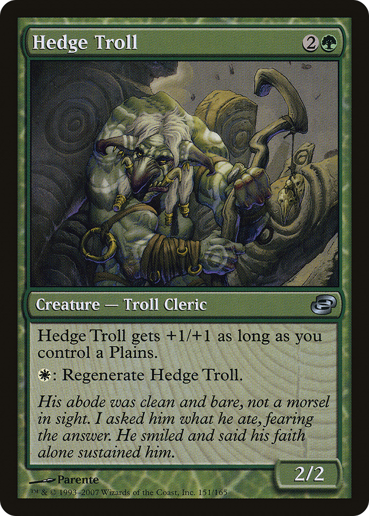 Hedge Troll [Planar Chaos] - The Mythic Store | 24h Order Processing