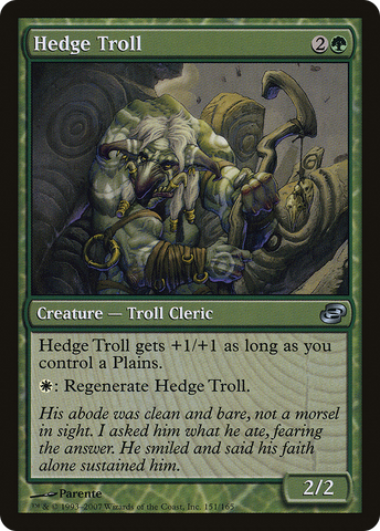 Hedge Troll [Planar Chaos] - The Mythic Store | 24h Order Processing