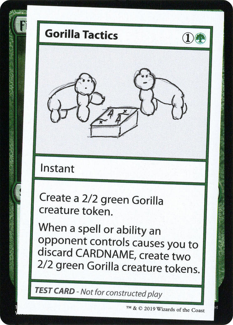 Gorilla Tactics (2021 Edition) [Mystery Booster Playtest Cards] - The Mythic Store | 24h Order Processing