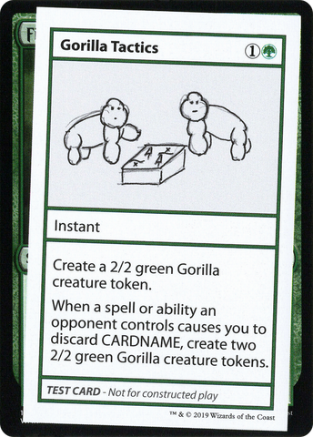 Gorilla Tactics (2021 Edition) [Mystery Booster Playtest Cards] - The Mythic Store | 24h Order Processing