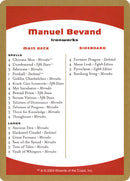 Manuel Bevand Decklist [World Championship Decks 2004] - The Mythic Store | 24h Order Processing