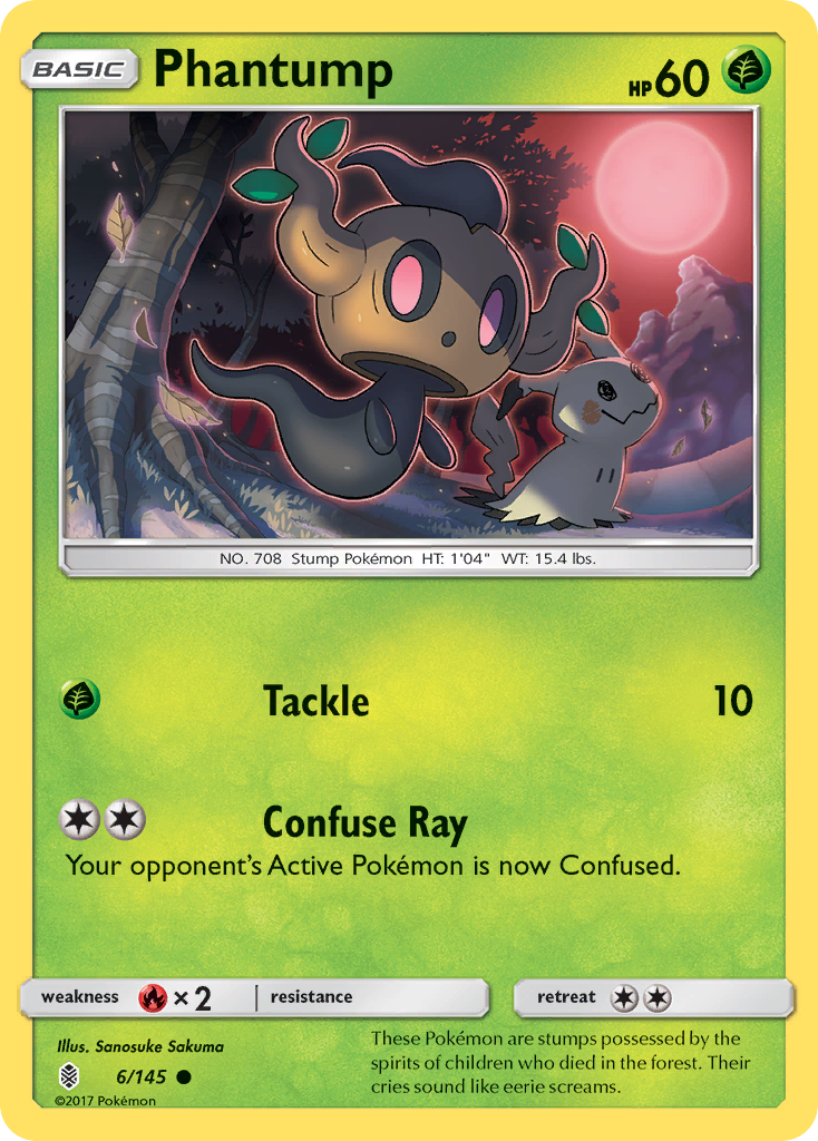 Phantump (6/145) [Sun & Moon: Guardians Rising] - The Mythic Store | 24h Order Processing