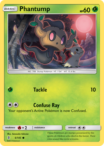 Phantump (6/145) [Sun & Moon: Guardians Rising] - The Mythic Store | 24h Order Processing