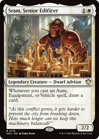 Sram, Senior Edificer [Secrets of Strixhaven Commander] - The Mythic Store | 24h Order Processing