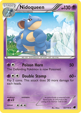 Nidoqueen (42/116) [Black & White: Plasma Freeze] - The Mythic Store | 24h Order Processing
