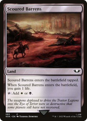 Scoured Barrens [Warhammer 40,000] - The Mythic Store | 24h Order Processing