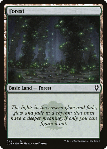 Forest (468) [Commander Legends: Battle for Baldur's Gate] - The Mythic Store | 24h Order Processing