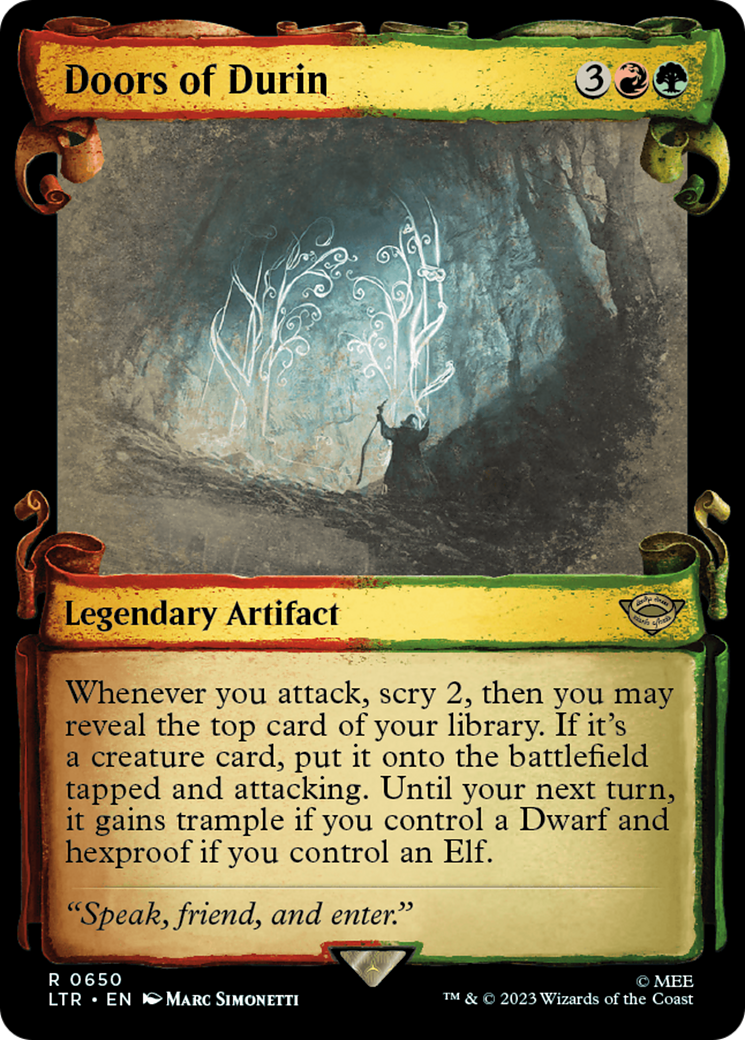 Doors of Durin [The Lord of the Rings: Tales of Middle-Earth Showcase Scrolls] - The Mythic Store | 24h Order Processing