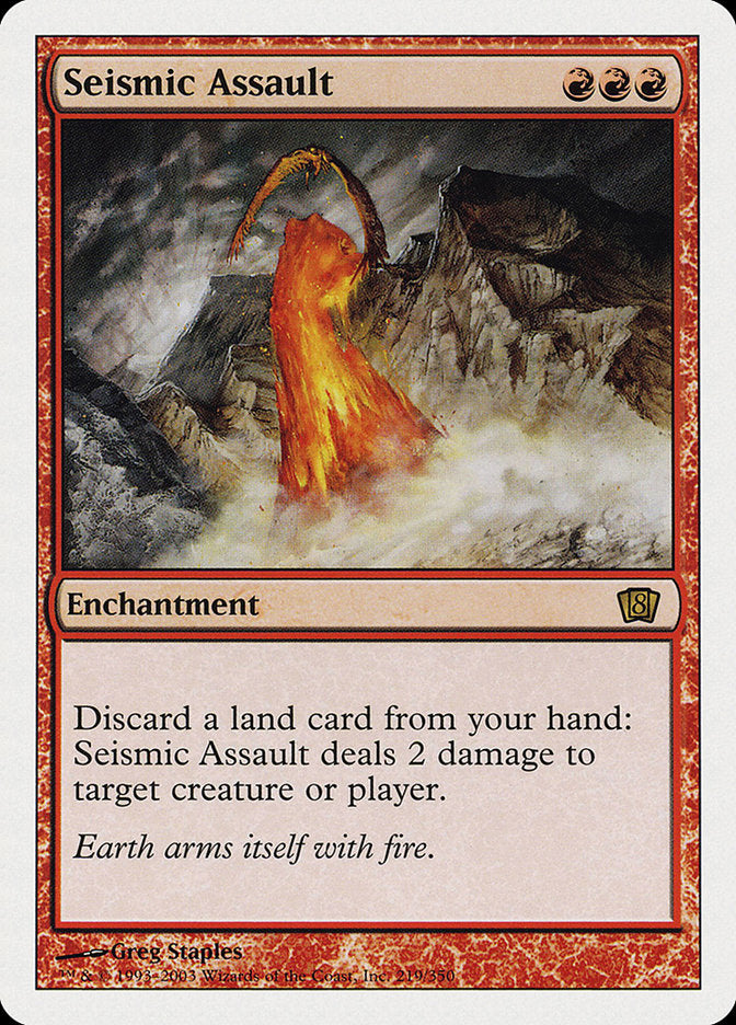 Seismic Assault [Eighth Edition] - The Mythic Store | 24h Order Processing