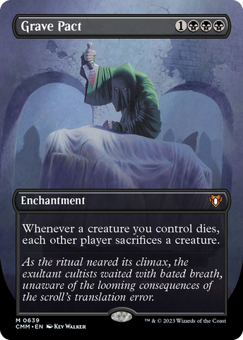 Grave Pact (Borderless Alternate Art) [Commander Masters] - The Mythic Store | 24h Order Processing
