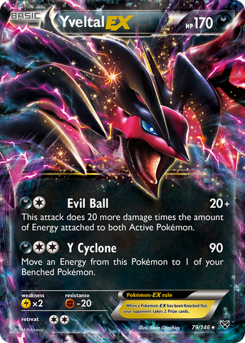 Yveltal EX (79/146) [XY: Base Set] - The Mythic Store | 24h Order Processing