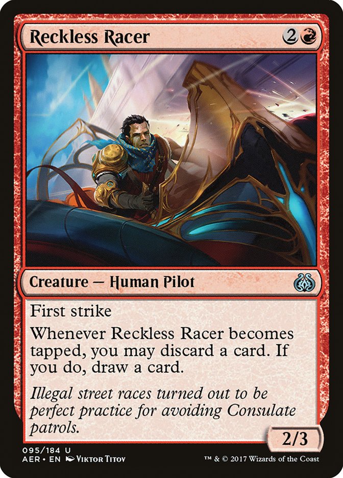 Reckless Racer [Aether Revolt] - The Mythic Store | 24h Order Processing