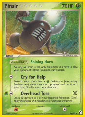 Pinsir (24/92) [EX: Legend Maker] - The Mythic Store | 24h Order Processing