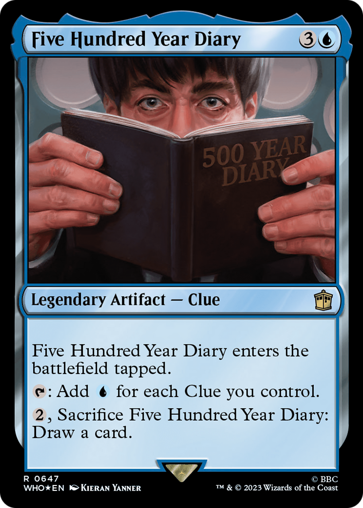 Five Hundred Year Diary (Surge Foil) [Doctor Who] - The Mythic Store | 24h Order Processing