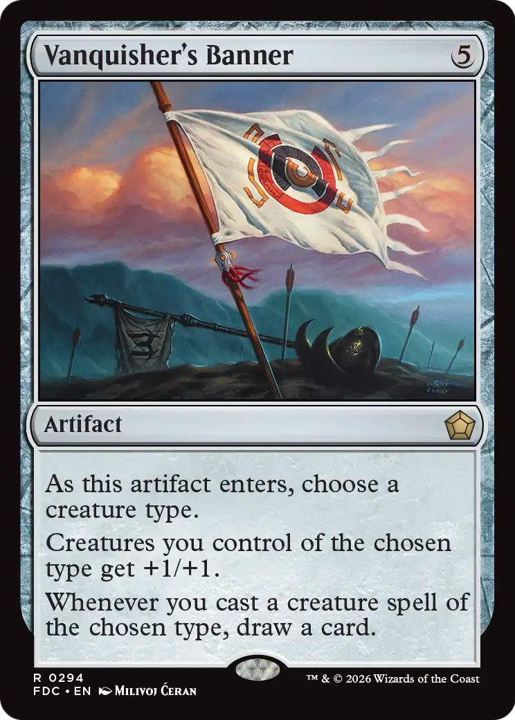 Vanquisher's Banner [Foundations Commander] - The Mythic Store | 24h Order Processing