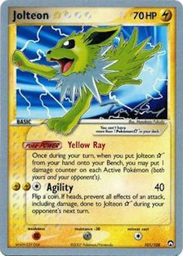 Jolteon Star (101/108) (Legendary Ascent - Tom Roos) [World Championships 2007] - The Mythic Store | 24h Order Processing
