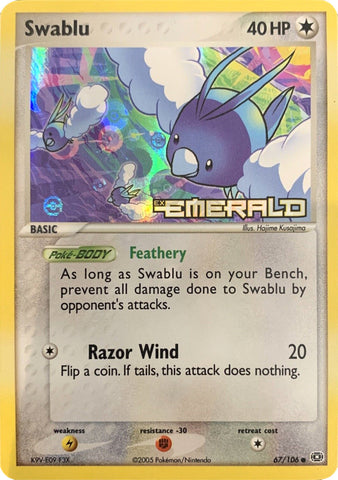 Swablu (67/106) (Stamped) [EX: Emerald] - The Mythic Store | 24h Order Processing