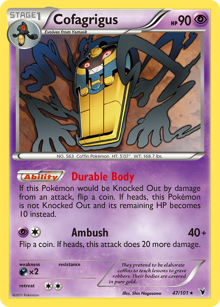 Cofagrigus (47/101) [Black & White: Noble Victories] - The Mythic Store | 24h Order Processing