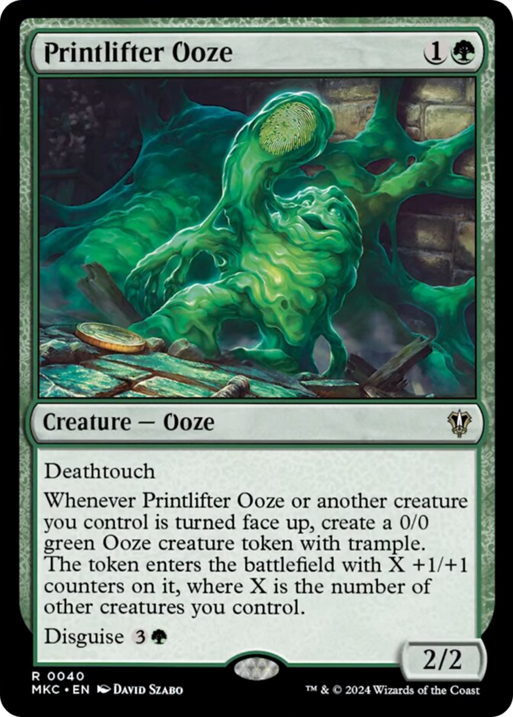 Printlifter Ooze [Murders at Karlov Manor Commander] - The Mythic Store | 24h Order Processing