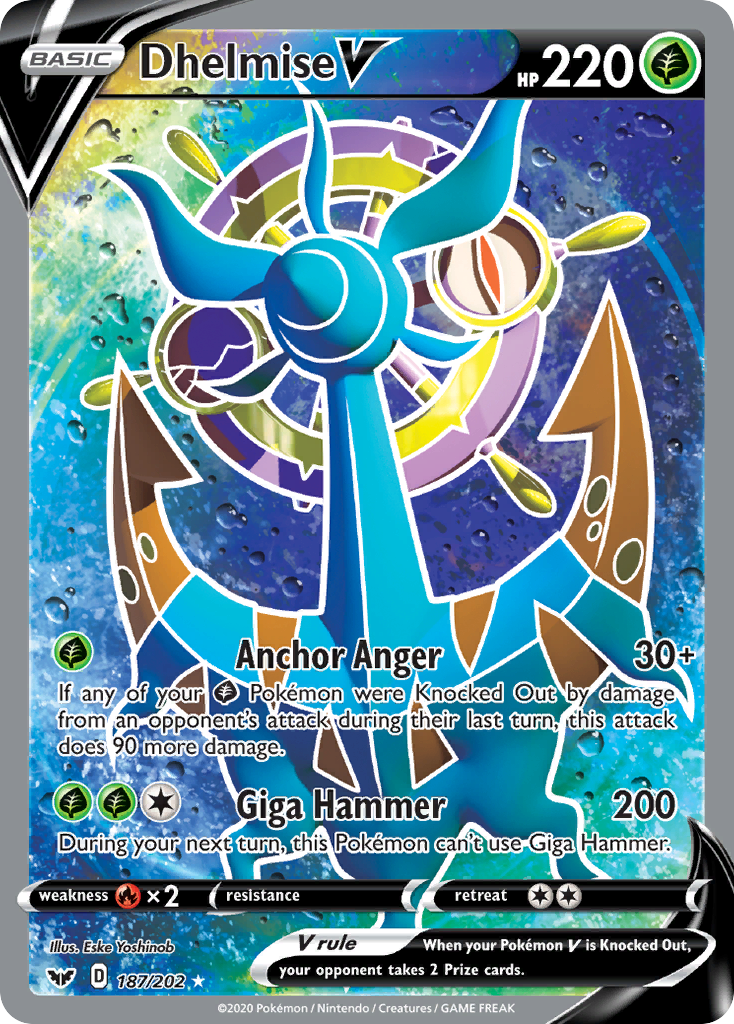 Dhelmise V (187/202) [Sword & Shield: Base Set] - The Mythic Store | 24h Order Processing