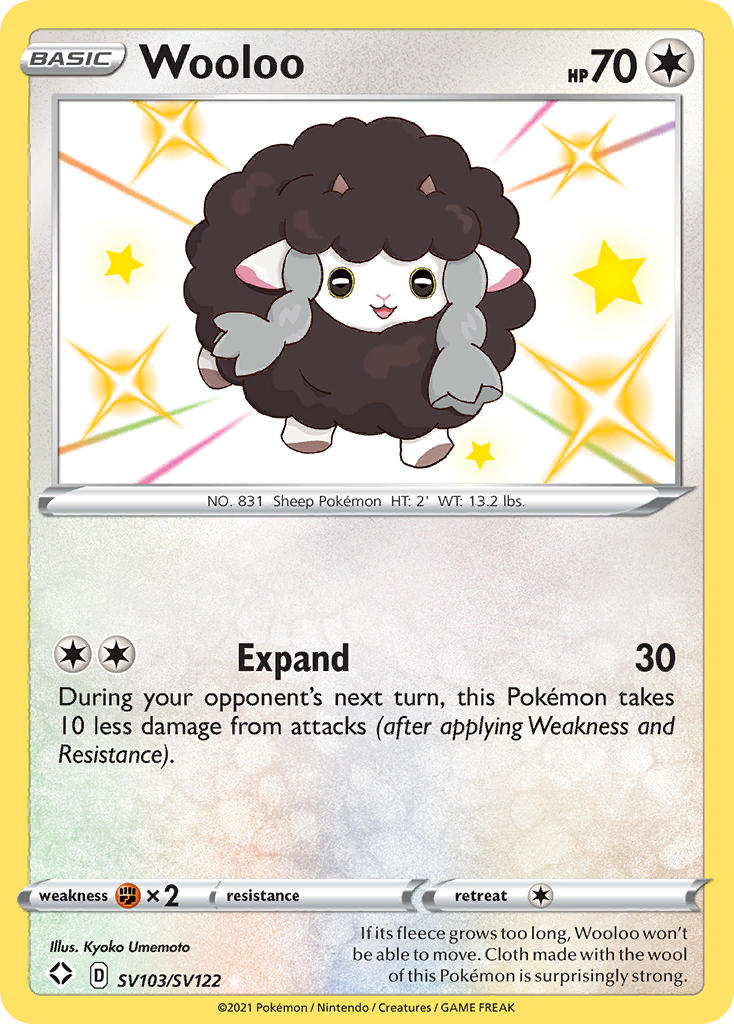 Wooloo (SV103/SV122) [Sword & Shield: Shining Fates] - The Mythic Store | 24h Order Processing