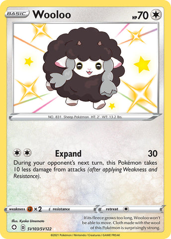 Wooloo (SV103/SV122) [Sword & Shield: Shining Fates] - The Mythic Store | 24h Order Processing