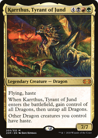 Karrthus, Tyrant of Jund [Double Masters] - The Mythic Store | 24h Order Processing