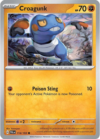 Croagunk (114/193) [Scarlet & Violet: Paldea Evolved] - The Mythic Store | 24h Order Processing