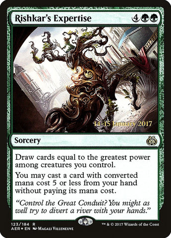 Rishkar's Expertise [Aether Revolt Prerelease Promos] - The Mythic Store | 24h Order Processing