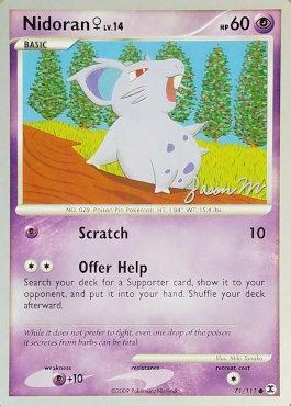 Nidoran♀ LV.14 (71/111) (Queengar - Jason Martinez) [World Championships 2009] - The Mythic Store | 24h Order Processing