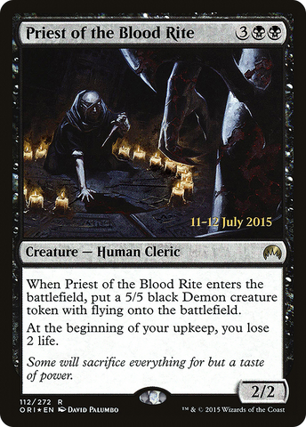 Priest of the Blood Rite [Magic Origins Prerelease Promos] - The Mythic Store | 24h Order Processing