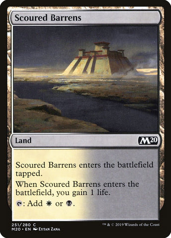Scoured Barrens [Core Set 2020] - The Mythic Store | 24h Order Processing