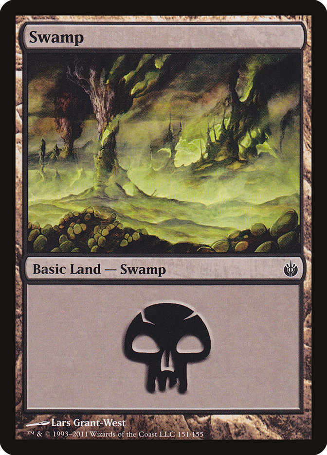 Swamp (151) [Mirrodin Besieged] - The Mythic Store | 24h Order Processing